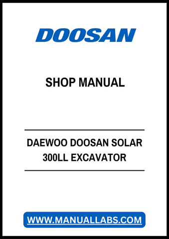 Unlock the full potential of your DAEWOO DOOSAN SOLAR 300LL Excavator Log Loader with our comprehensive PDF Shop Manual. This essential resource provides detailed schematics, maintenance tips, and troubleshooting guidance, ensuring your equipment operates at peak performance. Whether you're a seasoned professional or a DIY enthusiast, this manual is designed to enhance your understanding and efficiency, making repairs and maintenance straightforward and hassle-free. Invest in your machinery's longevity and 
