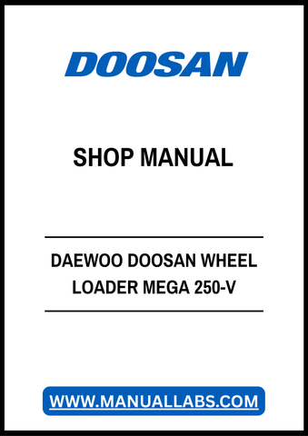 Unlock the full potential of your DAEWOO DOOSAN MEGA 250-V Wheel Loader with our comprehensive Shop Manual in PDF format. This essential guide provides detailed schematics, maintenance tips, and troubleshooting advice, ensuring your equipment operates at peak performance. Perfect for both seasoned professionals and DIY enthusiasts, this manual is your go-to resource for efficient repairs and upkeep, ultimately saving you time and money. Download your copy today and keep your wheel loader running smoothly!