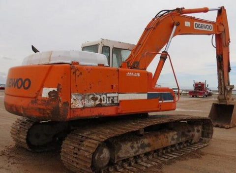UNLOCK THE FULL POTENTIAL OF YOUR DEAWOO DOOSAN SOLAR 220LC-3 EXCAVATOR WITH OUR COMPREHENSIVE SERVICE REPAIR MANUAL IN PDF FORMAT.