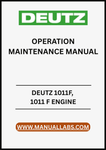 UNLOCK THE FULL POTENTIAL OF YOUR DEUTZ 1011F ENGINE WITH OUR COMPREHENSIVE OPERATION MAINTENANCE MANUAL IN PDF FORMAT. 