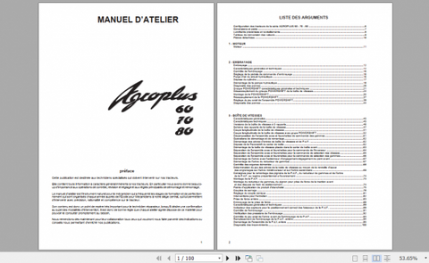 Unlock the full potential of your DEUTZ FAHR AGROPLUS 60, 70, and 80 tractors with our comprehensive Service Manual in PDF format. This essential guide provides detailed