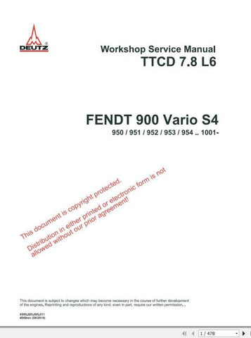 DEUTZ FAHR TRACTOR 4030 SPARE PARTS CATALOGUE MANUAL - PDF FILE