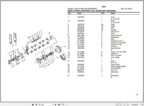 Discover the essential DEUTZ FAHR TRACTOR 4045 Spare Parts Catalogue Manual, now available in a convenient PDF format. This comprehensive guide is designed to help you easily