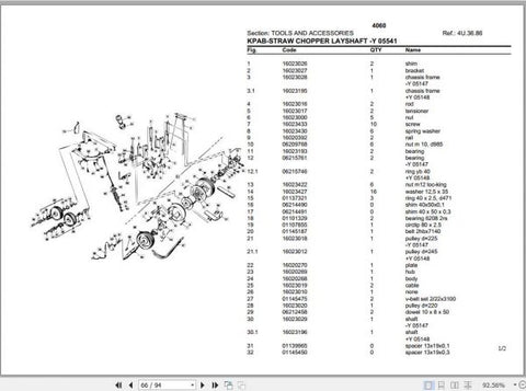Discover the ultimate resource for maintaining your DEUTZ FAHR 4060 tractor with our comprehensive Spare Parts Catalogue Manual. This PDF file is meticulously organized