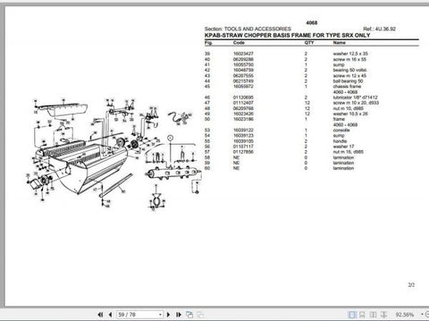Discover the ultimate resource for maintaining your DEUTZ FAHR 4068 tractor with our comprehensive Spare Parts Catalogue Manual. This PDF file is meticulously organized, providing you with easy access to detailed diagrams, part numbers, and specifications