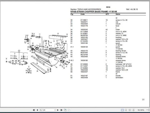Discover the ultimate resource for maintaining your DEUTZ FAHR 5510 tractor with our comprehensive Spare Parts Catalogue Manual. This PDF file is meticulously organizedC