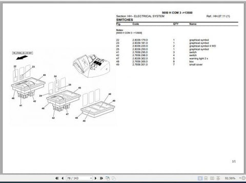 Discover the essential DEUTZ FAHR TRACTOR 5650H Spare Parts Catalogue Manual, now available in a convenient PDF format. This comprehensive guide is designed to help you easily identify and source the right parts for your tractor, ensuring optimal performance