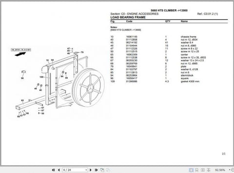 Discover the ultimate resource for maintaining your DEUTZ FAHR TRACTOR 5660H HTS with our comprehensive Spare Parts Catalogue Manual. This PDF file is meticulously designed to provide you with detailed diagrams, part numbers, and specifications