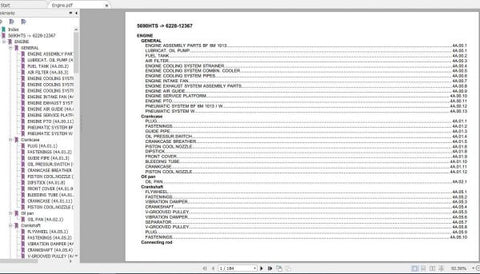 Discover the ultimate resource for maintaining your DEUTZ FAHR 5690HTS tractor with our comprehensive Spare Parts Catalogue Manual. This PDF file is meticulously organized to provide
