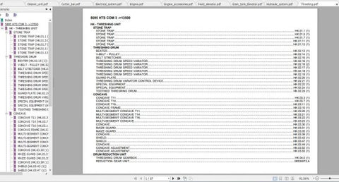 Discover the ultimate resource for maintaining your DEUTZ FAHR 5695HTS tractor with our comprehensive Spare Parts Catalogue Manual. This PDF file is meticulously organized, providing you with easy access to detailed diagrams and part numbers, ensuring 