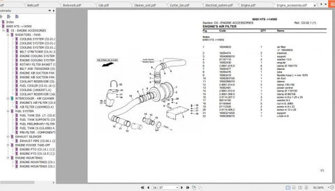 Discover the ultimate resource for maintaining your DEUTZ FAHR 6065HTS tractor with our comprehensive Spare Parts Catalogue Manual. This PDF file is meticulously organized to provide you with easy access to all necessary parts, ensuring that your tractor operates at peak performance.