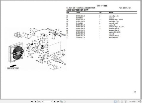 Discover the ultimate resource for maintaining your DEUTZ FAHR 6090 tractor with our comprehensive Spare Parts Catalogue Manual. This PDF file is meticulously organized to provide you with easy access to essential parts information, ensuring that