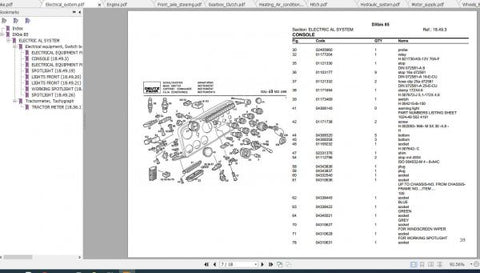 Discover the ultimate resource for maintaining your DEUTZ FAHR tractor with the DEUTZ FAHR TRACTOR DXBIS SPARE PARTS CATALOGUE MANUAL. This comprehensive PDF file