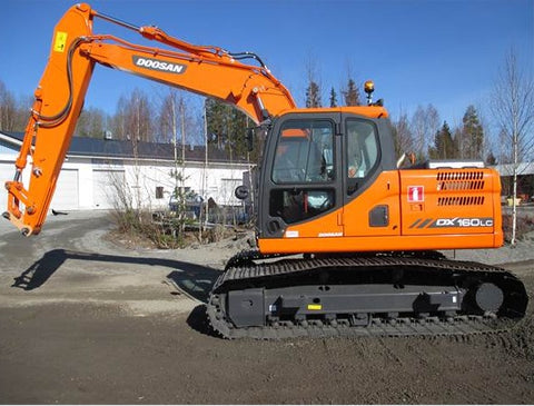 DISCOVER THE COMPREHENSIVE DOOSAN DAEWOO DX160LC EXCAVATOR PARTS CATALOGUE MANUAL, AVAILABLE IN A CONVENIENT PDF FORMAT.