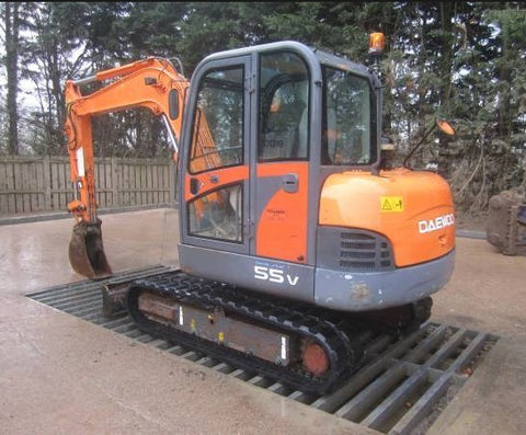 UNLOCK THE FULL POTENTIAL OF YOUR DOOSAN DAEWOO SOLAR 55-V PLUS EXCAVATOR WITH OUR COMPREHENSIVE SERVICE REPAIR MANUAL IN PDF FORMAT.