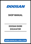 Unlock the full potential of your Doosan DH280 Excavator with our comprehensive Shop Manual in PDF format. This essential guide provides detailed schematics, maintenance tips, and troubleshooting advice, ensuring you can keep your equipment running smoothly and efficiently. With easy navigation and clear instructions, this manual is perfect for both seasoned professionals and DIY enthusiasts looking to enhance their knowledge and skills. Don't miss out on the opportunity to maximize your excavator's perform