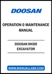 Enhance your operational efficiency with the DOOSAN DH320 Excavator Operation & Maintenance Manual, available in a convenient PDF format. This comprehensive guide provides essential insights into the proper operation and maintenance of your excavator, ensuring optimal performance and longevity. With detailed instructions, troubleshooting tips, and maintenance schedules, this manual is an invaluable resource for both seasoned operators and newcomers alike. Invest in your equipment's reliability and productiv