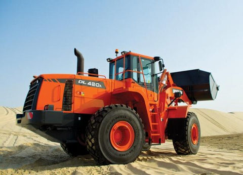 ENHANCE YOUR MAINTENANCE CAPABILITIES WITH THE DOOSAN DL420A WHEEL LOADER SERVICE REPAIR MANUAL IN PDF FORMAT. 