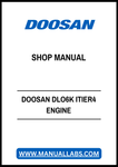 DOOSAN DLO6K ITIER4 ENGINE SHOP MANUAL - PDF FILE