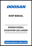 Unlock the full potential of your DOOSAN DX225LL Excavator Log Loader with our comprehensive PDF Shop Manual. This essential resource provides detailed diagrams, maintenance tips, and troubleshooting guidance, ensuring you can operate and maintain your equipment with confidence. Perfect for both seasoned professionals and DIY enthusiasts, this manual is your go-to guide for maximizing efficiency and extending the lifespan of your excavator. Don't miss out on the opportunity to enhance your skills and keep y