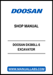 Unlock the full potential of your DOOSAN DX380LL-5 Excavator Log Loader with our comprehensive PDF Shop Manual. This essential resource provides detailed diagrams, maintenance tips, and troubleshooting guidance, ensuring you can operate and maintain your equipment with confidence. Perfect for both seasoned professionals and DIY enthusiasts, this manual is designed to enhance your efficiency and extend the lifespan of your machine. Don't miss out on the opportunity to keep your excavator running smoothly—dow