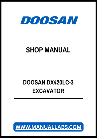 Unlock the full potential of your DOOSAN DX420LC-3 Excavator with our comprehensive Shop Manual in PDF format. This essential guide provides detailed schematics, maintenance tips, and troubleshooting advice, ensuring you can operate and maintain your equipment with confidence. Perfect for both seasoned professionals and DIY enthusiasts, this manual is your go-to resource for maximizing performance and longevity. Download now and keep your excavator running smoothly!