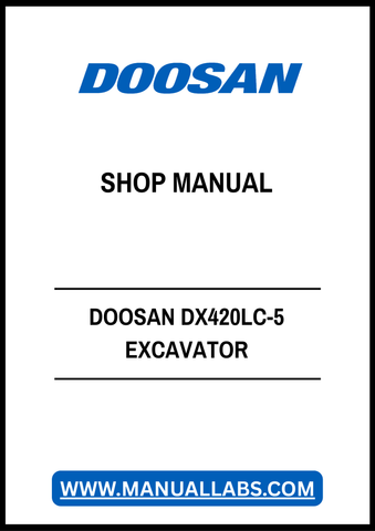 Unlock the full potential of your DOOSAN DX420LC-5 Excavator with our comprehensive Shop Manual in PDF format. This essential guide provides detailed schematics, maintenance tips, and troubleshooting advice, ensuring you can operate and maintain your equipment with confidence. Perfect for both seasoned professionals and DIY enthusiasts, this manual is your go-to resource for maximizing performance and extending the lifespan of your excavator. Download now and take the first step towards efficient and effect