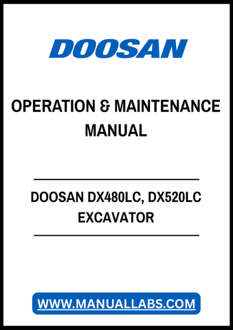 Enhance your operational efficiency with the DOOSAN DX480LC and DX520LC Excavator Operation and Maintenance Manual in PDF format. This comprehensive guide provides essential insights into the proper operation and maintenance of your excavator, ensuring optimal performance and longevity. With detailed instructions, troubleshooting tips, and maintenance schedules, this manual is an invaluable resource for operators and technicians alike. Invest in your equipment's reliability and productivity today by securin