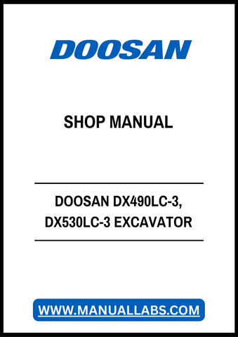 Unlock the full potential of your DOOSAN DX490LC-3 and DX530LC-3 excavators with our comprehensive shop manual in PDF format. This essential resource provides detailed diagrams, maintenance tips, and troubleshooting guidance, ensuring you can keep your machinery running smoothly and efficiently. Perfect for both seasoned professionals and DIY enthusiasts, this manual is your go-to guide for maximizing performance and minimizing downtime. Download your copy today and take the first step towards enhanced prod