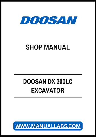 Unlock the full potential of your DOOSAN DX 300LC Excavator with our comprehensive Shop Manual in PDF format. This essential guide provides detailed schematics, maintenance tips, and troubleshooting advice, ensuring you can operate and maintain your equipment with confidence. Perfect for both seasoned professionals and DIY enthusiasts, this manual is your go-to resource for maximizing performance and extending the lifespan of your excavator. Download now and take the first step towards efficient and effecti