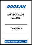 DOOSAN S035 PARTS CATALOG MANUAL - PDF FILE