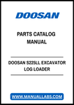 DOOSAN S225LL EXCAVATOR LOG LOADER PARTS CATALOG MANUAL - PDF FILE