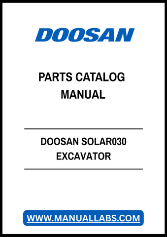  Discover the comprehensive DOOSAN SOLAR030 Excavator Parts Catalog Manual, available in a convenient PDF format. This essential resource provides detailed diagrams, part numbers, and specifications, ensuring you can easily identify and order the correct components for your excavator. Streamline your maintenance and repair processes with this user-friendly manual, designed to enhance the efficiency and longevity of your equipment. Perfect for operators and technicians alike, this catalog is a must-have for 
