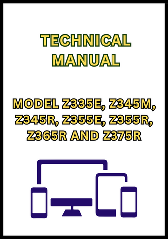 DOWNLOAD COMPLETE TECHNICAL MANUAL FOR MODEL Z335E, Z345M, Z345R, Z355E, Z355R, Z365R AND Z375R ZTRAK ZERO-TURN MOWER | PUB. NUMBER - TM166619 (PDF FILE DOWNLOAD)