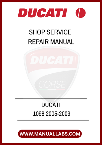 DON’T LET MINOR ISSUES TURN INTO MAJOR PROBLEMS. EQUIP YOURSELF WITH THE RIGHT TOOLS AND INFORMATION TO MAINTAIN YOUR DUCATI 1098 EFFECTIVELY. PURCHASE YOUR SHOP SERVICE