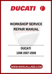 DON’T LET MINOR PROBLEMS TURN INTO MAJOR HEADACHES. EQUIP YOURSELF WITH THE RIGHT TOOLS AND INFORMATION TO MAINTAIN YOUR DUCATI 1098 EFFECTIVELY. DOWNLOAD YOUR 
