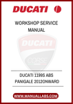 DON'T LEAVE YOUR BIKE'S CARE TO CHANCE. INVEST IN THE DUCATI 1199S ABS PANIGALE WORKSHOP SERVICE MANUAL TODAY AND ENSURE YOUR MOTORCYCLE REMAINS IN TOP CONDITION