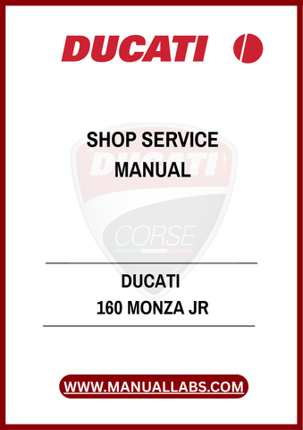 DON’T MISS OUT ON THE OPPORTUNITY TO ENHANCE YOUR MOTORCYCLE EXPERIENCE. DOWNLOAD THE DUCATI 160 MONZA JR SHOP SERVICE MANUAL TODAY AND EQUIP YOURSELF WITH 