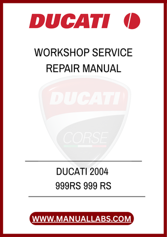 DON'T LET MINOR ISSUES TURN INTO MAJOR PROBLEMS. INVEST IN THE DUCATI 2004 999RS WORKSHOP SERVICE REPAIR MANUAL TODAY AND GAIN THE CONFIDENCE TO HANDLE ANY REPAIR OR MAINTENANCE