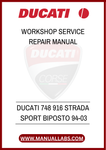 DON'T LET MINOR ISSUES TURN INTO MAJOR PROBLEMS. INVEST IN THE DUCATI 748 916 STRADA SPORT BIPOSTO WORKSHOP SERVICE REPAIR MANUAL TODAY AND ENSURE YOUR BIKE RUNS SMOOTHLY.