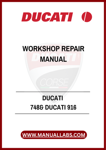 DON’T LET MINOR ISSUES TURN INTO MAJOR PROBLEMS. INVEST IN THE DUCATI 748 & DUCATI 916 WORKSHOP REPAIR MANUAL TODAY AND ENSURE YOUR BIKE RUNS SMOOTHLY FOR YEARS 