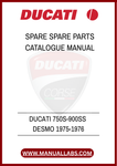 DON'T MISS THE OPPORTUNITY TO KEEP YOUR DUCATI IN PEAK CONDITION. WITH THE DUCATI 750S-900SS DESMO SPARE PARTS CATALOGUE MANUAL, YOU CAN CONFIDENTLY TACKLE REPAIRS AND