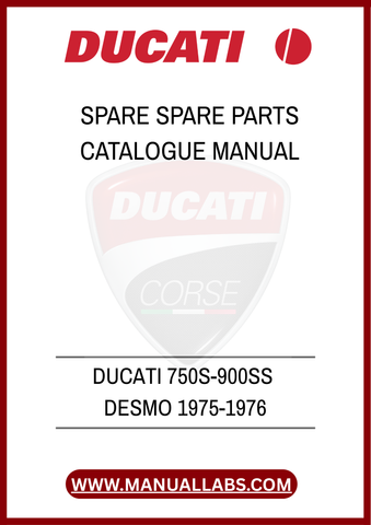 DON'T MISS THE OPPORTUNITY TO KEEP YOUR DUCATI IN PEAK CONDITION. WITH THE DUCATI 750S-900SS DESMO SPARE PARTS CATALOGUE MANUAL, YOU CAN CONFIDENTLY TACKLE REPAIRS AND