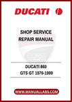 DON'T LET MECHANICAL ISSUES HOLD YOU BACK FROM ENJOYING YOUR RIDE. INVEST IN THE DUCATI 860 GTS GT SHOP SERVICE REPAIR MANUAL TODAY AND EXPERIENCE THE SATISFACTION