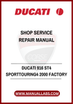 DON'T MISS OUT ON THE OPPORTUNITY TO ENHANCE YOUR DUCATI OWNERSHIP EXPERIENCE. DOWNLOAD THE DUCATI 916 ST4 SPORT TOURING 4 FACTORY SHOP SERVICE REPAIR MANUAL TODAY AND