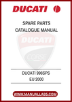 DON'T MISS OUT ON THE OPPORTUNITY TO ENHANCE YOUR OWNERSHIP EXPERIENCE. DOWNLOAD THE DUCATI 996SPS EU 2000 SPARE PARTS CATALOGUE MANUAL TODAY AND ENSURE YOUR MOTORCYCLE