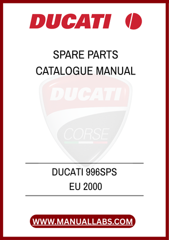 DON'T MISS OUT ON THE OPPORTUNITY TO ENHANCE YOUR OWNERSHIP EXPERIENCE. DOWNLOAD THE DUCATI 996SPS EU 2000 SPARE PARTS CATALOGUE MANUAL TODAY AND ENSURE YOUR MOTORCYCLE