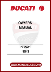 DON'T MISS OUT ON THE OPPORTUNITY TO ELEVATE YOUR OWNERSHIP EXPERIENCE. DOWNLOAD THE DUCATI 996 S OWNER'S MANUAL TODAY AND ENSURE YOUR MOTORCYCLE REMAINS A THRILLING