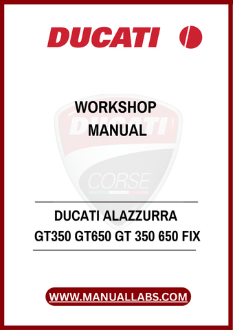 DON'T LET MECHANICAL ISSUES HOLD YOU BACK. INVEST IN THE DUCATI ALAZZURRA GT350 GT650 WORKSHOP MANUAL TODAY AND EXPERIENCE THE SATISFACTION OF MAINTAINING YOUR