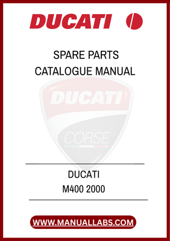 DON'T LET THE CHALLENGE OF SOURCING SPARE PARTS SLOW YOU DOWN. INVEST IN THE DUCATI M400 SPARE PARTS CATALOGUE MANUAL TODAY AND GAIN INSTANT ACCESS TO THE INFORMATION